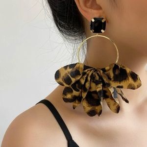 Print earrings!